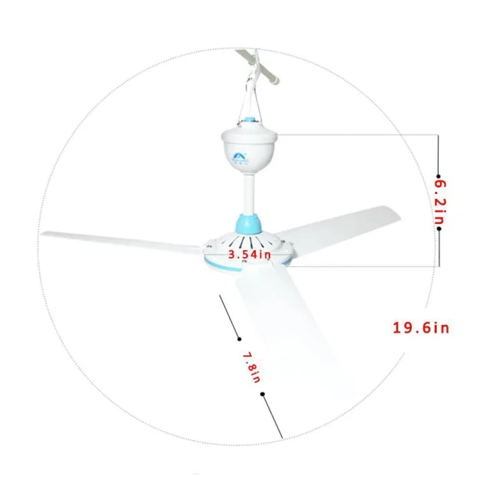 Kidlove%20DC%2012V%20Low-voltage%20Ceiling%20Hanging%20Household%20Camping%20Electrical%20Fan%20-%20Image%204