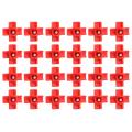 24 Pack Horizontal Side Mount Automatic Poultry Nipples Clean Drinker Waterer for Chicken Or Quail. 