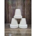 Fiber pots size 7x8- White. 