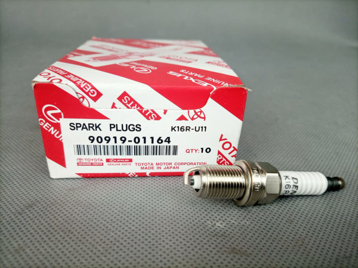 Toyota Corolla Xli / Gli 1300cc Spark Plug - Genuine DENSO - 4 Pieces K16R-U11 - 90080-91161