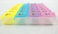 7 Days/ Week Transparent Lid Tablet Pill Box Holder/ Medicine Storage Organizer. 