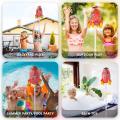 Rocket Jet Sprinkler Toys Spinning Flying Splash Playing Water Toy Summer Outdoor Water Powered Launcher Kids Bath Toys. 