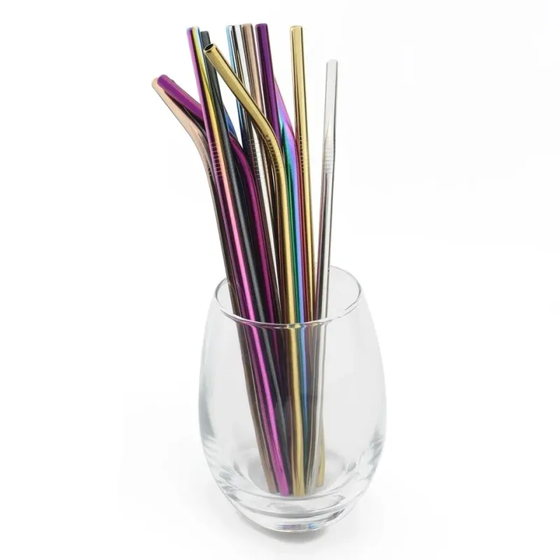 Rainbow Stainless Steel Straws