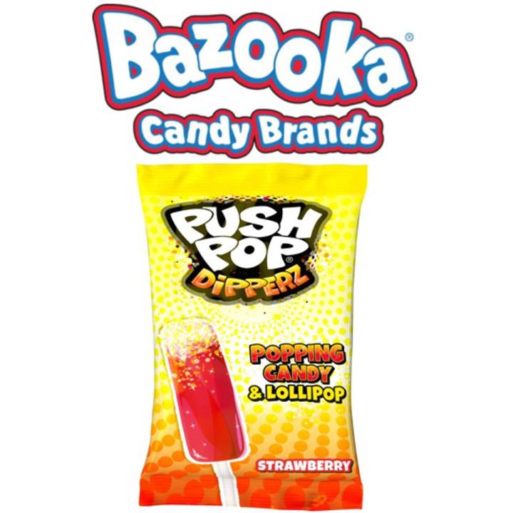Push Pop Dipperz Popping Candy Lollipop 12 g ( Imported )