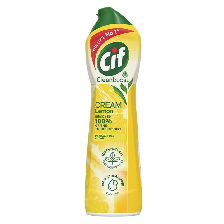Cif Cream Cleaner Lemon, 500Ml