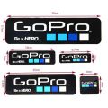 10 Pieces Black Gopro Icon Sticker Gopro Hero Logo Adhesive Sticker. 