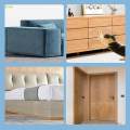 Anti Cat Scratch Tape Clear Sofa Door Corner Cats Scratch Furniture Protector 44cmx30cm. 