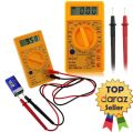Digital Multimeter DT830 - DMM Voltmeter,Voltage, Ampere, Ohm Meter Test Probe DC / AC with BUZZER. 