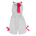 Baby | Daily ,Use  Romper, White And Black Dota ( Fabric Linen) ( Size 1 Yrs To 6 Yrs). 