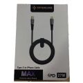 INTERLINK PD CABLE / INTERLINK TYPE C TO IPHONE CABLE / PD 27W CABLE / HIGH QUALITY CABLE / MAX PERFORMS LIKE A CHAMP / BEST FOR IOS DEVICES LIKE IPHONE 11 / IPHONE 12 / IPHONE 13 / IPHONE 14 PRO MAX / BEST PERFORMANCE 27W CABLE. 