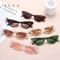 2022 New Vintage Cat Eye Sunglasses Small Frame Retro Sunglasses UV400 Protection Eyewear Fashion Trendy Streetwear Eyewear. 