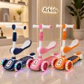 Seat Scooty 2-1 Body Light WIth Music lights Three-Wheel Scooty for Kids High Quality kids Foldable Scooty Hot Sale! IMPORTED. 
