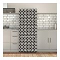 Fridge wrap Side by Side Peel and Stick Refrigerator Door stickers waterproof oil-proof decorative stickers freezer air conditioner fridge Removable Self-Adhesive Contact Paper for Furniture Home Wall Decor. 