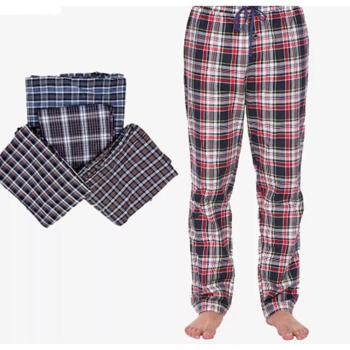Pack%20Of%203%20-%20Multicolor%20Cotton%20Check%20Trousers%20For%20Men%20-%20Image%202