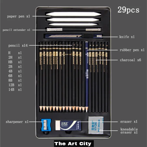 NYONI%20Professional%20Sketch%20Drawing%20Set%20&%20Sketching%20Kit%2029%20Pcs%20-%20Image%203