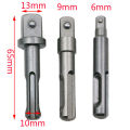 3pcs/set SDS Pipe Wrench Drill Socket Nut Driver Adapter 3/8 1/4 1/2'' Shank Impact Drill Hammer Adapter ools. 