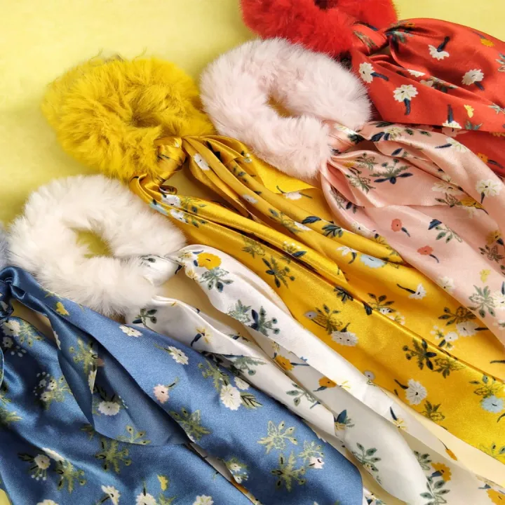 1PC%20Printed%20Hair%20Scarf%20Scruncheis%20for%20Women%20Knotted%20Bow%20Hair%20Ties%20Elastic%20Bands%20Satin%20Hair%20Ribbon%20Scrunchy%20Red%20Ponytail%20Holder%20for%20Women%20and%20Girls%20-%20Image%202