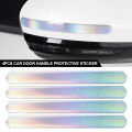 FG 4Pcs Car Door Handle Protective Sticker Film Protector Trim Sticker Anti-Scratch Car Handle Bowl Strip Protection. 