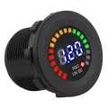 Universal Voltmeter With RGB LED Voltage Display, DC 24V 1 PC. 