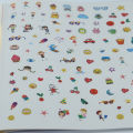 Alphabet letters and counting with 100 Stickers 3 Colors for Kids - Pack of 3. 