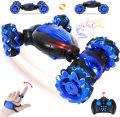 Gesture Sensing Remote Control car Toy Traverse Crab Dancing Car Rechargeable 4WD Gesture Controlled 360°Twisting Off-Road All-Terrain Vehicle with ONLY Light. 