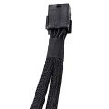 ATX 4 Pin Female to Motherboard CPU 8(4+4) Pin Male EPS 12V Converter Adapter Extension Cable Braided Sleeved. 