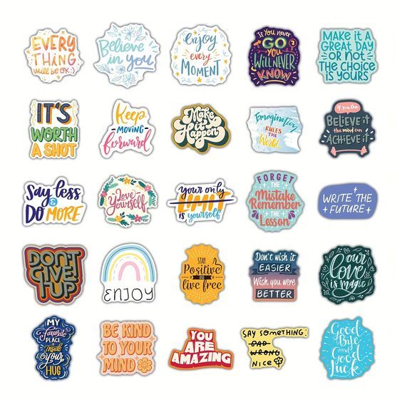 Stickers For Class Pack of 25 - Motivational Stickers for Class Room - Teacher Reward ...