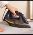 Orignal Silver Crest Ceramic Non Stick Soleplate Professional Liquid Commercial Electric Steam Iron for Clothes 400 Micro Steam Holes Cotton Wool Poly Silk Linen Nylon 2200 to 2600 Watts Portable Ironing Garment Steamer Water Capacity 250 Quick Heating. 