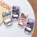 YYDS for Infinix Zero 30 4G Back Cover Cute Kuromi Case Cream Texture Wavy Edge Soft Silicone Mobile Cover. 