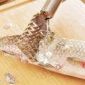 Outdoorline Fish Scale Remover Stainless Steel Scaler Scraper Fish Scales Cleaner Removal Tool Kitchen Plane. 