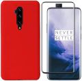For OnePlus 7T Pro - Premium Liquid Silicone Silky Soft Gel Rubber Shockproof Back Cover Case For OnePlus 7T Pro. 