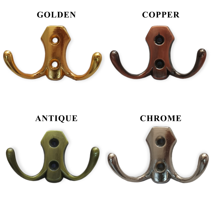 Curtain tie hook, tieback holder, curtain hold back tie, belt hook, fancy hanging hook, heavy duty, durable, material metal, color coated, big size, decent fancy design