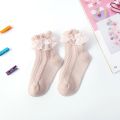 【HOT】 New Baby Girls Socks Kids Girl Frilly Lace Tutu Socks Cotton Children Dance Princess Sock Flowers Ruffled Solid Ankle Socks. 