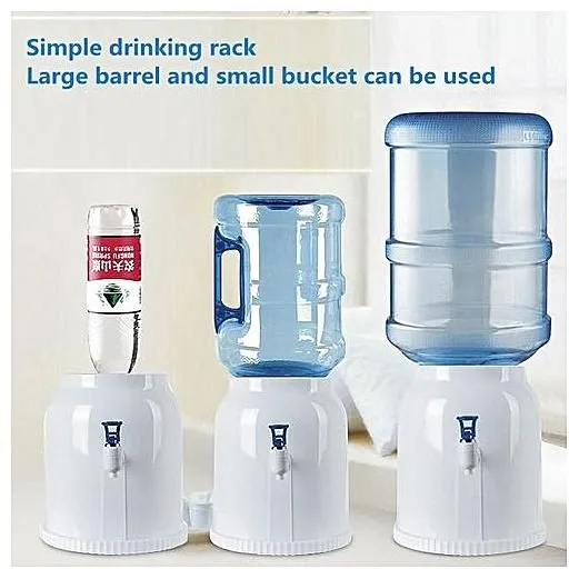 Mini Water Dispenser Portable BPA-Free Manual Pump Tabletop Non