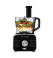 Anex Multi function Food Processor AG-3157 1100 Watt 2 speed setting with pulse 7 in 1 Black 2 Years Brand Warranty. 