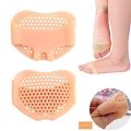Silicon Foot Pads and Moisturizing Heel Crack Feet Skin Care, Breathable Gel Heel Protectors for Men & Women, Heel Pain, Heal Dry Cracked Heel. 