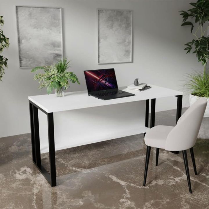 Computer Desk Home/Office Desk MDF Board with Flat Surface, Multi-Use Laptop Desk and Home, Office, Desk Sturdy Gaming Table
