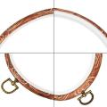 CrossStitch & Embroidery Hoop/Frame - Wood Grain & Plastic. 