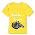 Like Father Like Son Digital Printed T-Shirt For Boys/ Shirt For Boys - Stay Matching And Stylish With Father-Son Printed T-Shirts. 