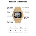 SANDA Watch 293 Digital Watch Men Women 50M Waterproof Sports Watches Male Ladies Clock Electronic Square Watch Lover's Wrist. 