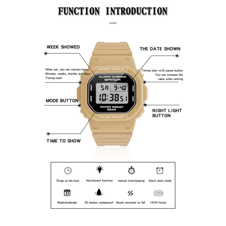 SANDA%20Watch%20293%20Digital%20Watch%20Men%20Women%2050M%20Waterproof%20Sports%20Watches%20Male%20Ladies%20Clock%20Electronic%20Square%20Watch%20Lover's%20Wrist%20-%20Image%206