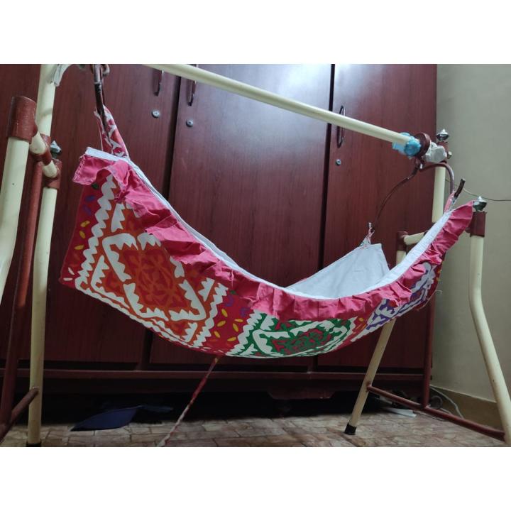 Baby Cradle Soft Cotton Cloth Swing (Only Cloth) (Chatiya Jhoola