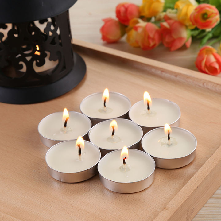 Pack of 6 Romantic Floating Decorative Tealight Smokeless Scented Candles for Home Party Wedding Decoration