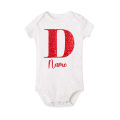 Custom Name ⭐ Personalized Alphabet Baby Clothes Girl Boy Baby Romper Infant Onesies New Year / Christmas Jumpsuit Newborn Gift. 