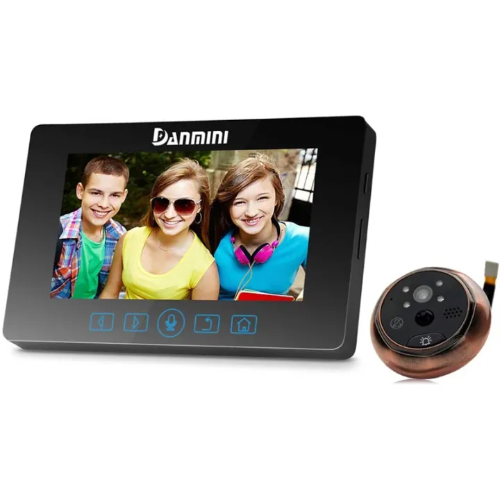 Danmini%20YB-43HD-MT%204.3%20inch%20Screen%203.0MP%20Security%20Camera%20Smart%20Doorbell%20-%20Image%202