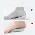 【HOT】 Height Increase Insoles For Men Women Shoes Flat Feet Arch Support Orthopedic Insoles Sneakers Heel Lift Memory Foam Shoe Pads. 
