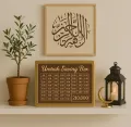 Mister Traders Brand Acrylic Golden Umrah Saving Wooden Box I Umrah Saving Box I Saving Box I Wooden Money Box I Money Saving Box I Gift Box I Money Box I Umrah Box I Umrah Money Saving Box I Umrah Money Box I Umrah Saving Box I Umrah. 