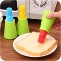 Kitchen Accessories 1Pcs Silicone oil brush liquid grill bottle baking brushes cake pastry oil pen BBQ utensil basting brush oil bottle silicone oil bottle with Brush - Random Color. 