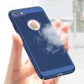 Ultra Thin Heat Dissipation Back Cover For iPhone 8 Hollow Breathable Micro Matte Hard PC Super Slim Phone Case. 