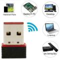 Male Mini USB WiFi Adapter Wireless Dongle 150Mbps   802.11 BGN LAN Network  For Windows Linux. 